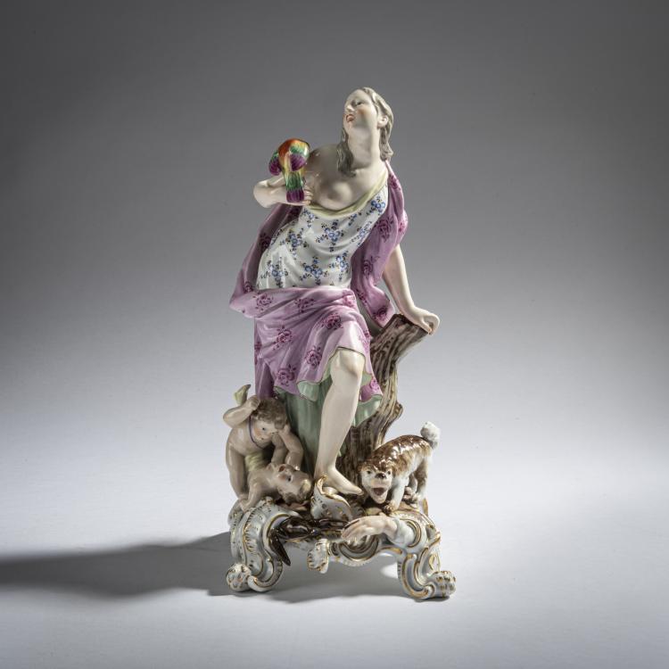 Hauptbild zu Objekt, 'Allegory of Feeling', 1748, Johann Friedrich Eberlein, Meissen, 161E 1136