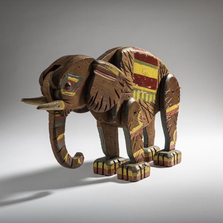 Hauptbild zu Objekt, Elephant, 1914-20, Oswald Pontius (attributed), Zoo-Werkst&auml;tten M&uuml;nchen, 161C 604