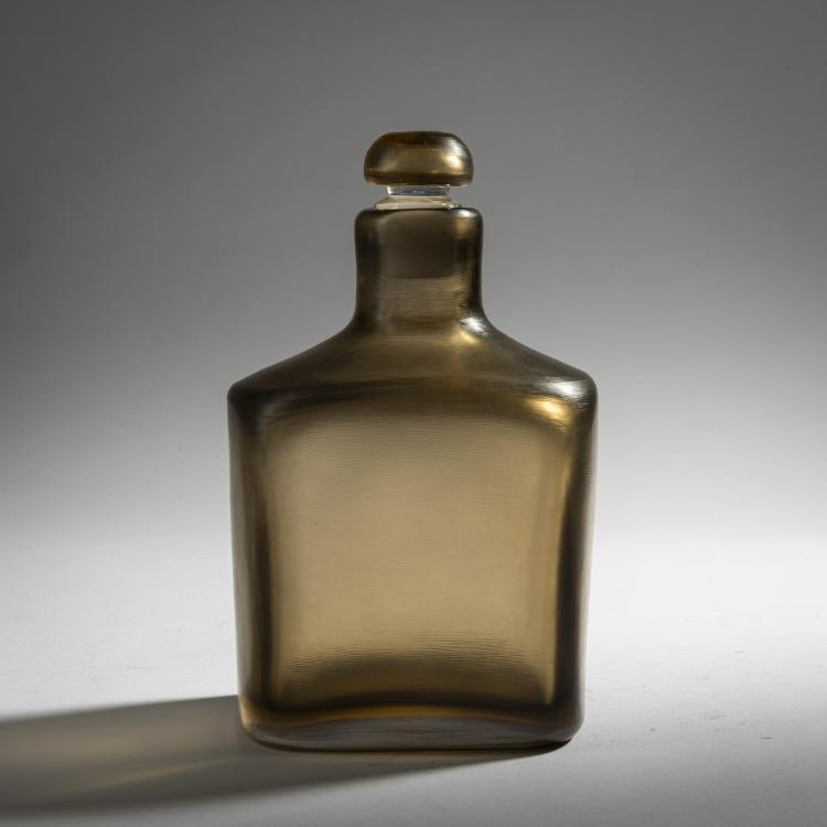 Hauptbild zu Objekt, Flasche mit Stopfen 'Inciso', 1956/57, Paolo Venini, Venini & C., Murano, 161B 325