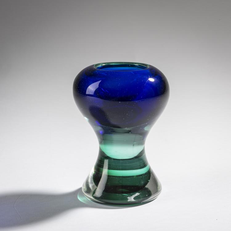 Hauptbild zu Objekt, Leuchter 'Sommerso', um 1960, Antonio Da Ros, Cenedese, Gino, Murano, 161B 409