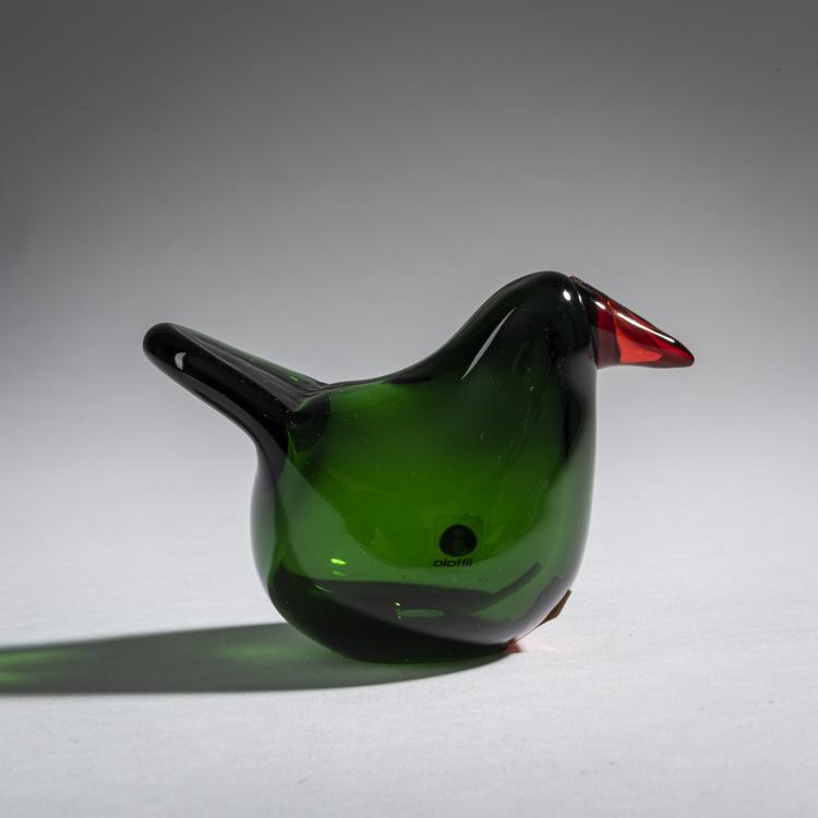 Hauptbild zu Objekt, Flycatcher 'Sieppo', 1972-78, Oiva Toikka, Nuutaj&auml;rvi, Notsj&ouml;; Iittala, Kalvola, 161D 813
