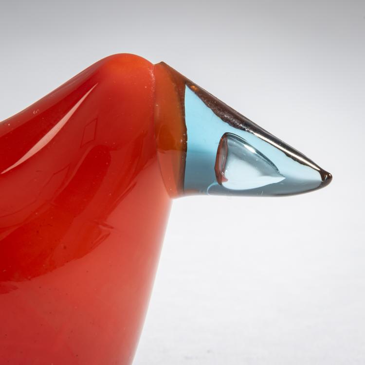 Bild 2 zu Objekt, Flycatcher 'Sieppo', 1972-78, Oiva Toikka, Nuutaj&auml;rvi, Notsj&ouml;; Arabia, Helsinki, 161D 814