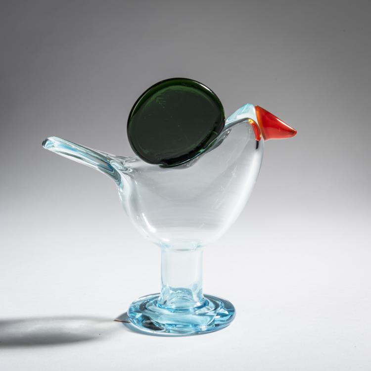 Hauptbild zu Objekt, Flycatcher 'Sieppo', 1972-78, Oiva Toikka, Nuutaj&auml;rvi, Notsj&ouml;; Iittala, Kalvola, 161D 820