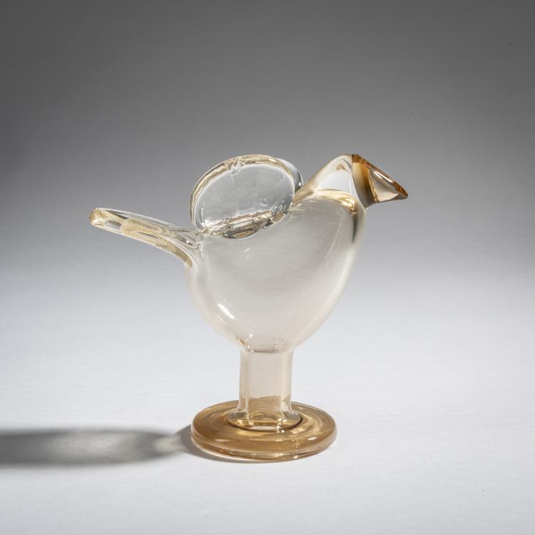 Hauptbild zu Objekt, Flycatcher 'Sieppo', 1972-78, Oiva Toikka, Nuutaj&auml;rvi, Notsj&ouml;; Iittala, Kalvola, 161D 821