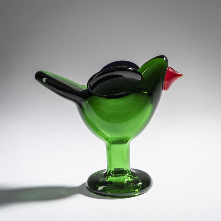 Hauptbild zu Objekt, Flycatcher 'Sieppo', 1972-78, Oiva Toikka, Nuutaj&auml;rvi, Notsj&ouml;; Arabia, Helsinki, 161D 822