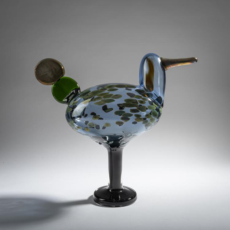 Hauptbild zu Objekt, 'Kiikkuri', 1995, Oiva Toikka, Nuutaj&auml;rvi, Notsj&ouml;; Iittala, Kalvola, 161D 900