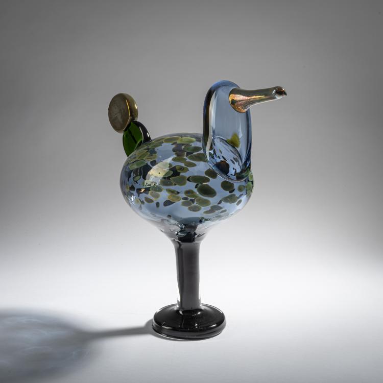 Bild 1 zu Objekt, 'Kiikkuri', 1995, Oiva Toikka, Nuutaj&auml;rvi, Notsj&ouml;; Iittala, Kalvola, 161D 900