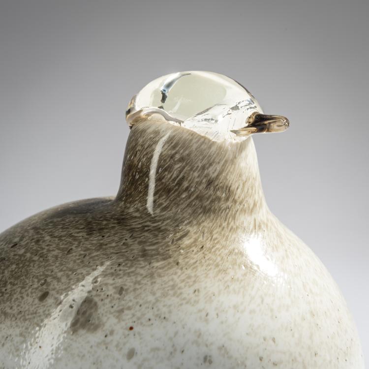 Bild 2 zu Objekt, Schneehuhn 'Riekko', 1981, Oiva Toikka, Nuutaj&auml;rvi, Notsj&ouml;; Iittala, Kalvola, 161D 824