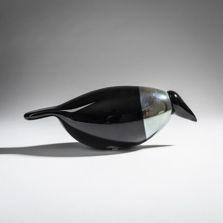 Hauptbild zu Objekt, Kr&auml;he 'Varis', 1981, Oiva Toikka, Nuutaj&auml;rvi, Notsj&ouml;; Iittala, Kalvola, 161D 827