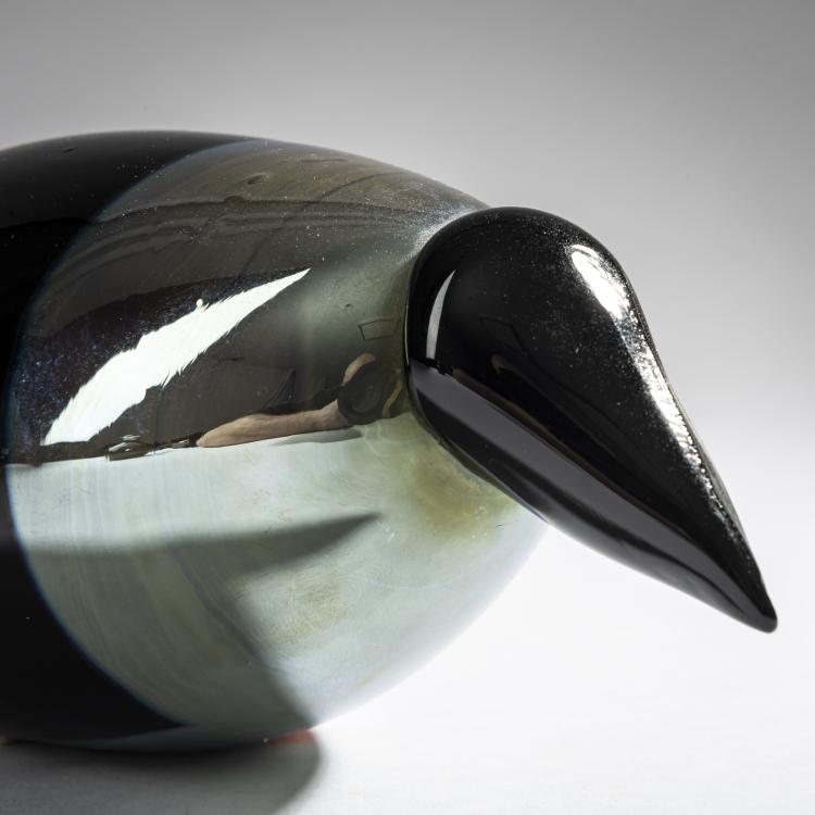 Bild 2 zu Objekt, Kr&auml;he 'Varis', 1981, Oiva Toikka, Nuutaj&auml;rvi, Notsj&ouml;; Iittala, Kalvola, 161D 827