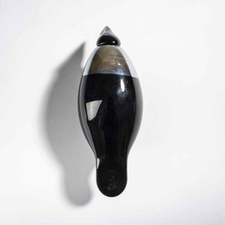 Bild 3 zu Objekt, Kr&auml;he 'Varis', 1981, Oiva Toikka, Nuutaj&auml;rvi, Notsj&ouml;; Iittala, Kalvola, 161D 827