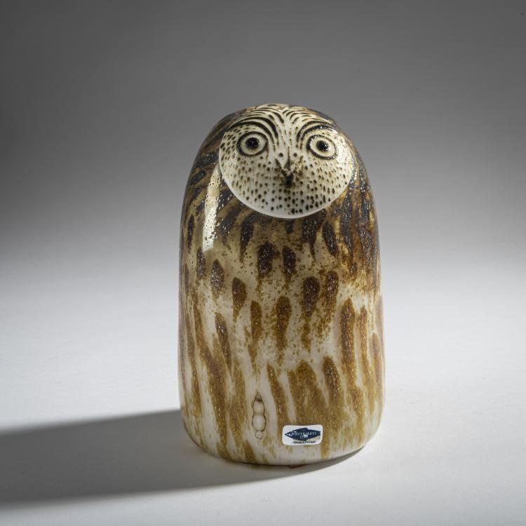 Hauptbild zu Objekt, Uhu 'Huuhkaja', 1984-85, Oiva Toikka, Nuutaj&auml;rvi, Notsj&ouml;; Iittala, Kalvola, 161D 832