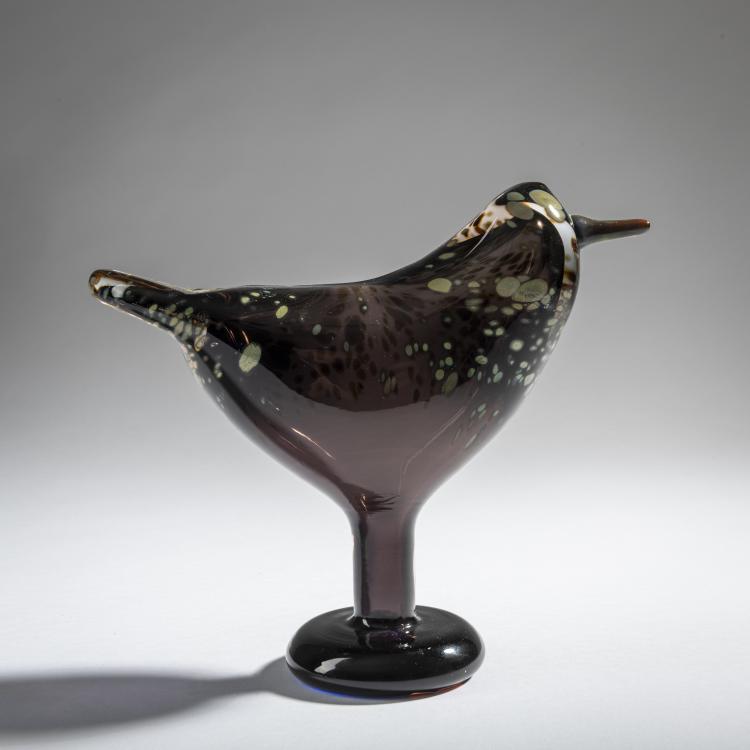 Hauptbild zu Objekt, Singdrossel 'Laulurastas', 1984-86, Oiva Toikka, Nuutj&auml;rvi, Notsj&ouml;; Iittala, Kalvola, 161D 835