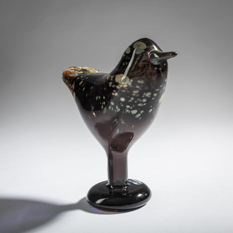 Bild 1 zu Objekt, Singdrossel 'Laulurastas', 1984-86, Oiva Toikka, Nuutj&auml;rvi, Notsj&ouml;; Iittala, Kalvola, 161D 835