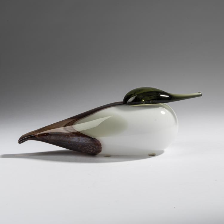 Hauptbild zu Objekt, Eidererpel 'Haahka', 1986-94, Oiva Toikka, Nuutaj&auml;rvi, Notsj&ouml;; Iittala, Kalvola, 161D 837