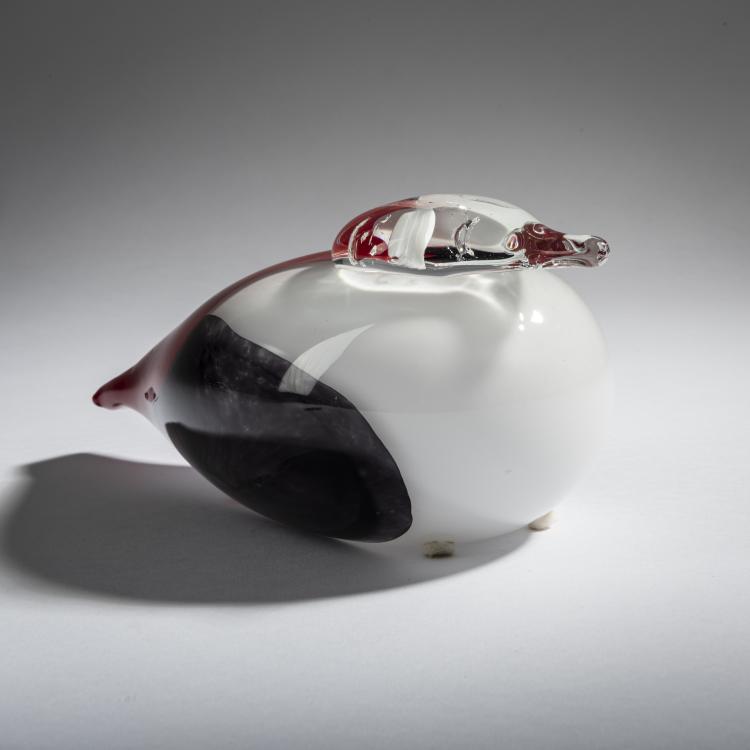 Bild 1 zu Objekt, Eiderente 'Haahkatar', 1986-94, Oiva Toikka, Nuutaj&auml;rvi, Notsj&ouml;; Iittala, Kalvola, 161D 838