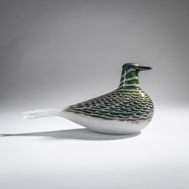 Hauptbild zu Objekt, Raubm&ouml;we 'Skua', 1988-92, Oiva Toikka, Nuutaj&auml;rvi, Notsj&ouml;; Iittala, Kalvola, 161D 844