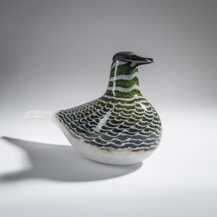 Bild 1 zu Objekt, Raubm&ouml;we 'Skua', 1988-92, Oiva Toikka, Nuutaj&auml;rvi, Notsj&ouml;; Iittala, Kalvola, 161D 844