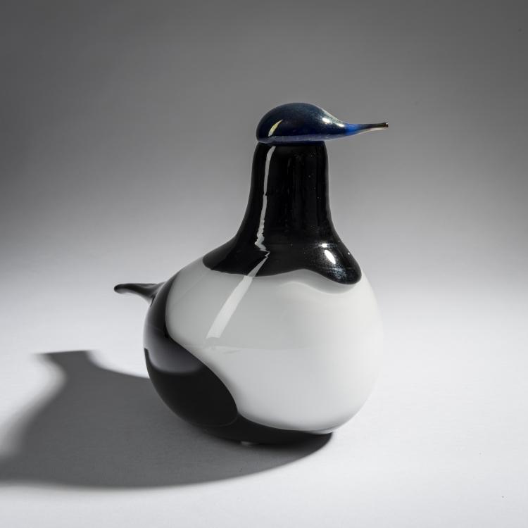 Bild 1 zu Objekt, Elster 'Harakka', 1990-94, Oiva Toikka, Nuutaj&auml;rvi, Notsj&ouml;; Iittala, Kalvola, 161D 848