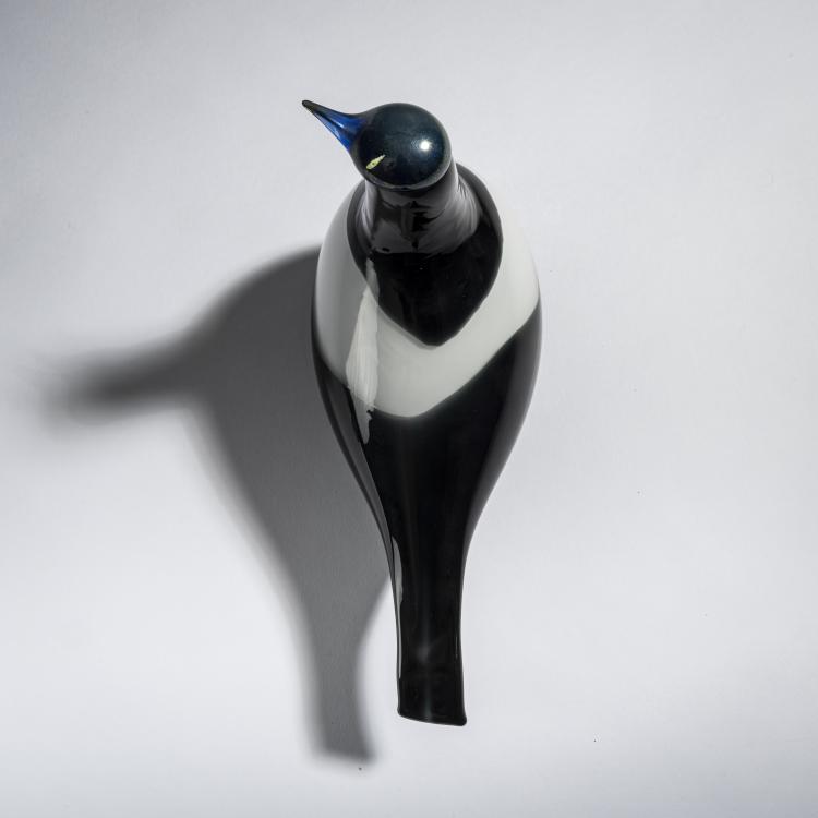 Bild 3 zu Objekt, Elster 'Harakka', 1990-94, Oiva Toikka, Nuutaj&auml;rvi, Notsj&ouml;; Iittala, Kalvola, 161D 848