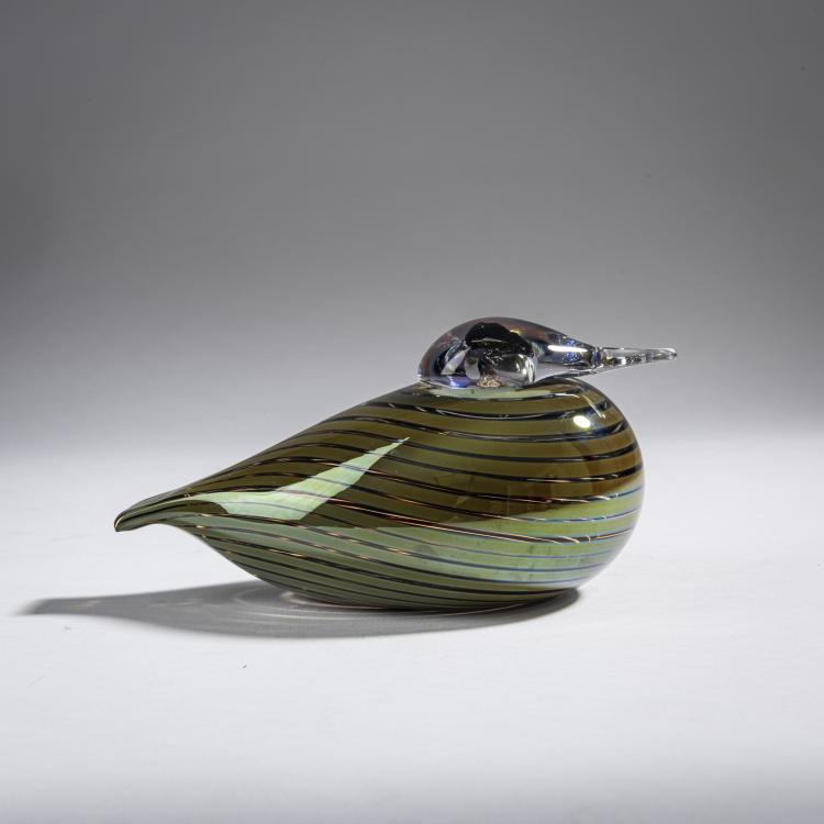 Hauptbild zu Objekt, Krickente 'Pajusotka', 1991, Oiva Toikka, Nuutaj&auml;rvi, Notsj&ouml;; Iittala, Kalvola, 161D 853