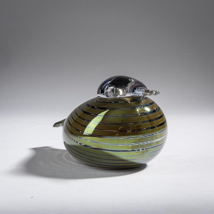 Bild 1 zu Objekt, Krickente 'Pajusotka', 1991, Oiva Toikka, Nuutaj&auml;rvi, Notsj&ouml;; Iittala, Kalvola, 161D 853