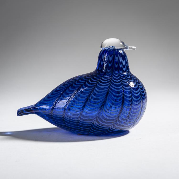 Hauptbild zu Objekt, Blauschwanz 'Sinisulka', 1991, Oiva Toikka, Nuutaj&auml;rvi, Notsj&ouml;; Iittala, Kalvola, 161D 855