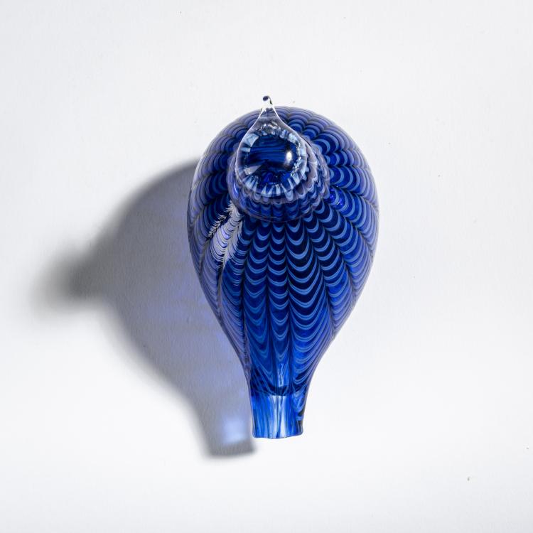 Bild 3 zu Objekt, Blauschwanz 'Sinisulka', 1991, Oiva Toikka, Nuutaj&auml;rvi, Notsj&ouml;; Iittala, Kalvola, 161D 855