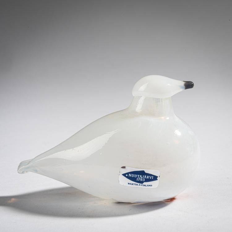 Hauptbild zu Objekt, Snow Bunting 'Pulmu', 1993-97, Oiva Toikka, Nuutaj&auml;rvi, Notsj&ouml;; Iittala, Kalvola, 161D 874