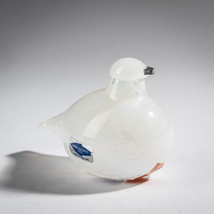 Bild 1 zu Objekt, Snow Bunting 'Pulmu', 1993-97, Oiva Toikka, Nuutaj&auml;rvi, Notsj&ouml;; Iittala, Kalvola, 161D 874