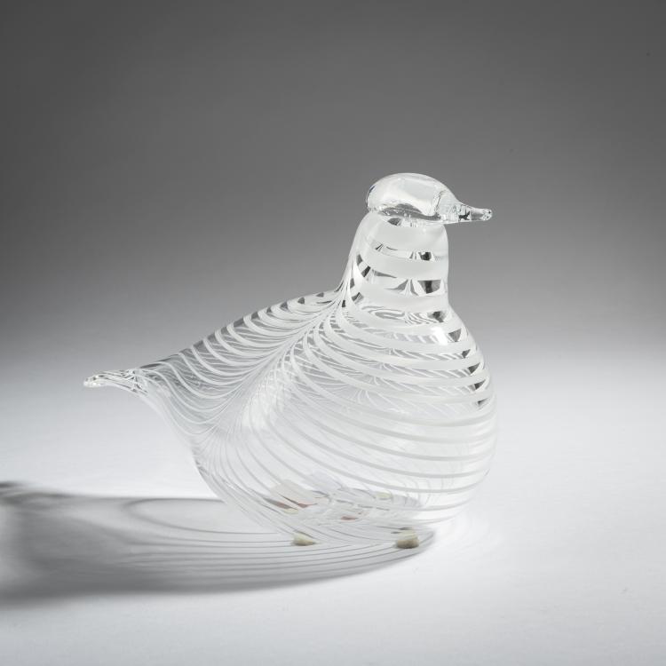 Bild 1 zu Objekt, Haselhuhn 'P&auml;lvipyy', 1993-2000, Oiva Toikka, Nuutaj&auml;rvi, Notsj&ouml;; Iittala, Kalvola, 161D 879