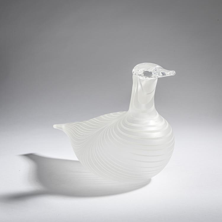 Bild 1 zu Objekt, Strandl&auml;ufer 'Valkoviklo', 1993, Oiva Toikka, Nuutaj&auml;rvi, Notsj&ouml;, 161D 871