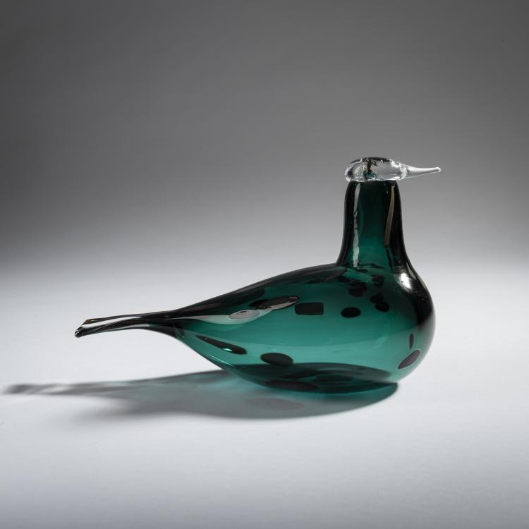 Hauptbild zu Objekt, Common snipe 'Pekkasiini', 1993, Oiva Toikka, Nuutaj&auml;rvi, Notsj&ouml;; Iittala, Kalvola, 161D 872