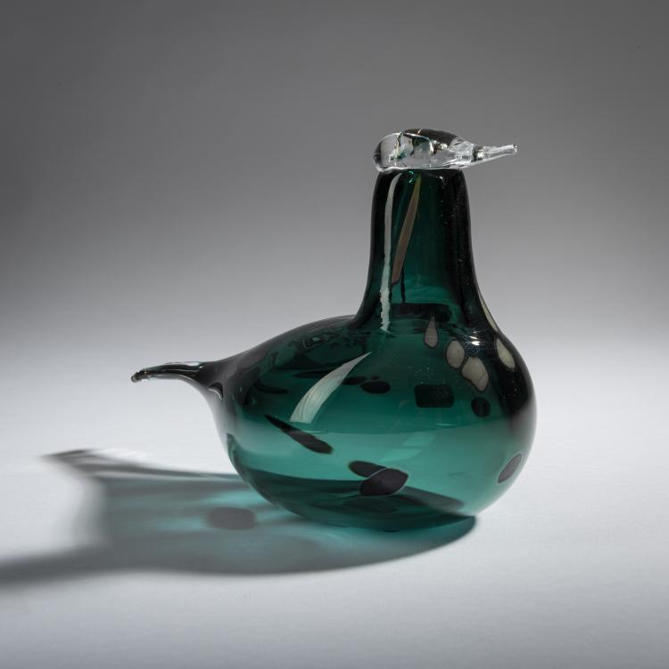 Bild 1 zu Objekt, Common snipe 'Pekkasiini', 1993, Oiva Toikka, Nuutaj&auml;rvi, Notsj&ouml;; Iittala, Kalvola, 161D 872