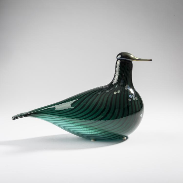 Hauptbild zu Objekt, Swamp curlew 'Suokuovi', 1993-94, Oiva Toikka, Nuutaj&auml;rvi, Notsj&ouml;; Iittala, Kalvola, 161D 880