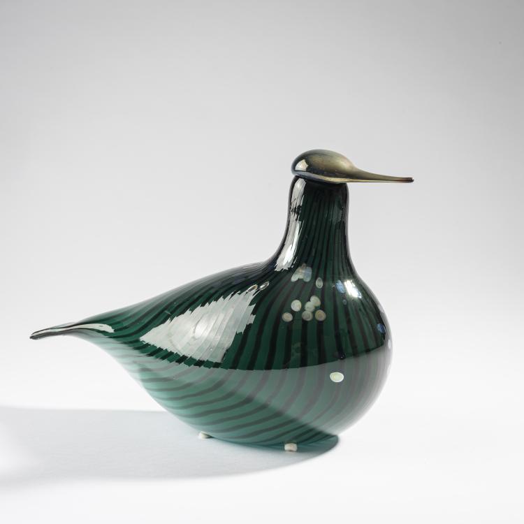 Bild 2 zu Objekt, Swamp curlew 'Suokuovi', 1993-94, Oiva Toikka, Nuutaj&auml;rvi, Notsj&ouml;; Iittala, Kalvola, 161D 880