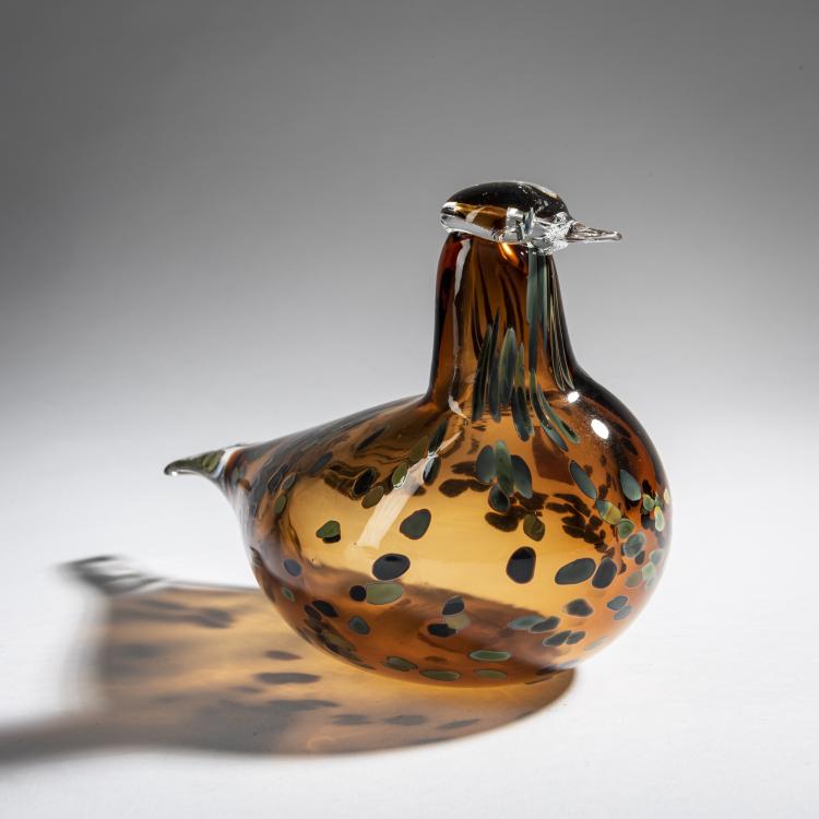 Bild 1 zu Objekt, Braune Bekassine 'Pekkasiini', 1994-96, Oiva Toikka, Nuutaj&auml;rvi, Notsj&ouml;; Iittala, Kalvola, 161D 892