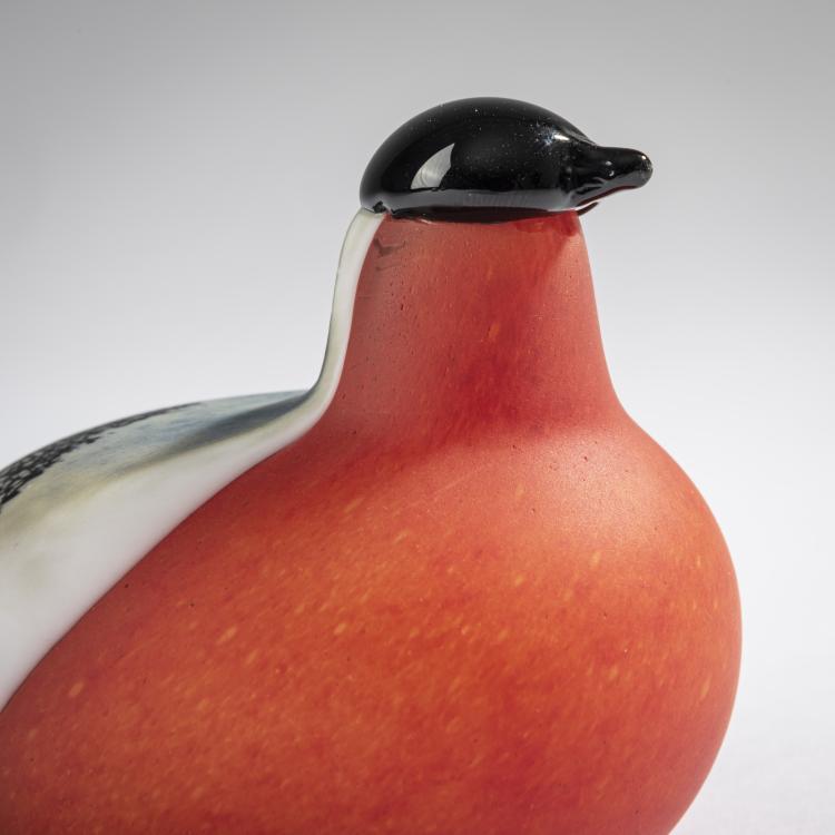 Bild 2 zu Objekt, Bulfinch 'Panatulkut', 1994, Oiva Toikka, Nuutj&auml;rvi, Notsj&ouml;; Iittala, Kalvola, 161D 883