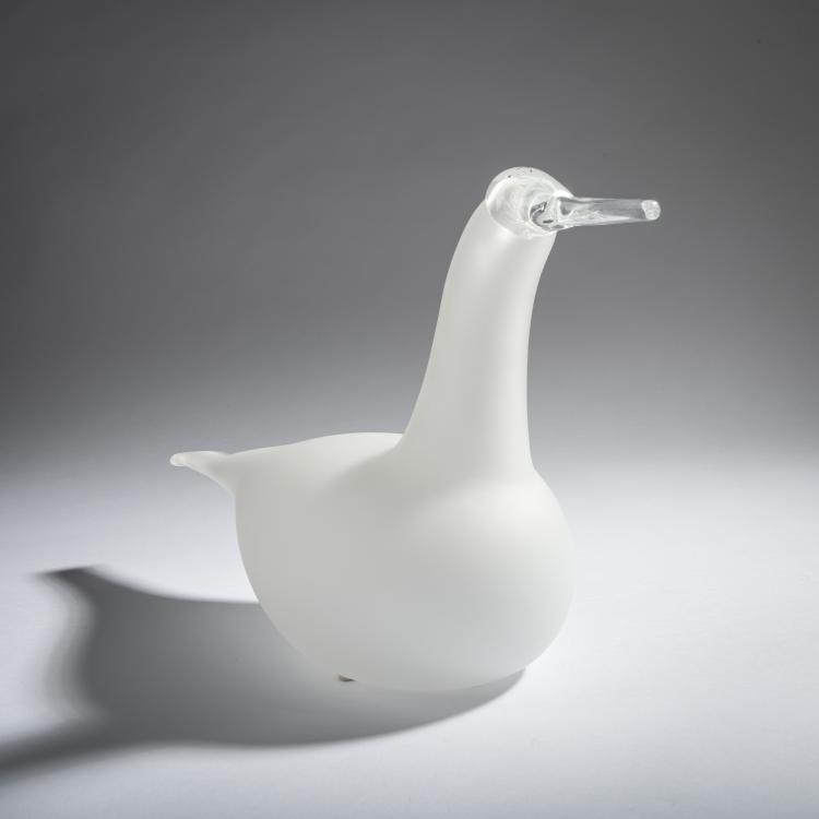 Bild 1 zu Objekt, Schwan 'Villijoutsen', 1994-2001, Oiva Toikka, Nuutaj&auml;rvi, Notsj&ouml;; Iittala, Kalvola, 161D 893