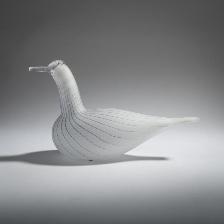 Bild 2 zu Objekt, Swan 'Villijoutsen', 1994-2001, Oiva Toikka, Nuutaj&auml;rvi, Notsj&ouml;; Iittala, Kalvola, 161D 894