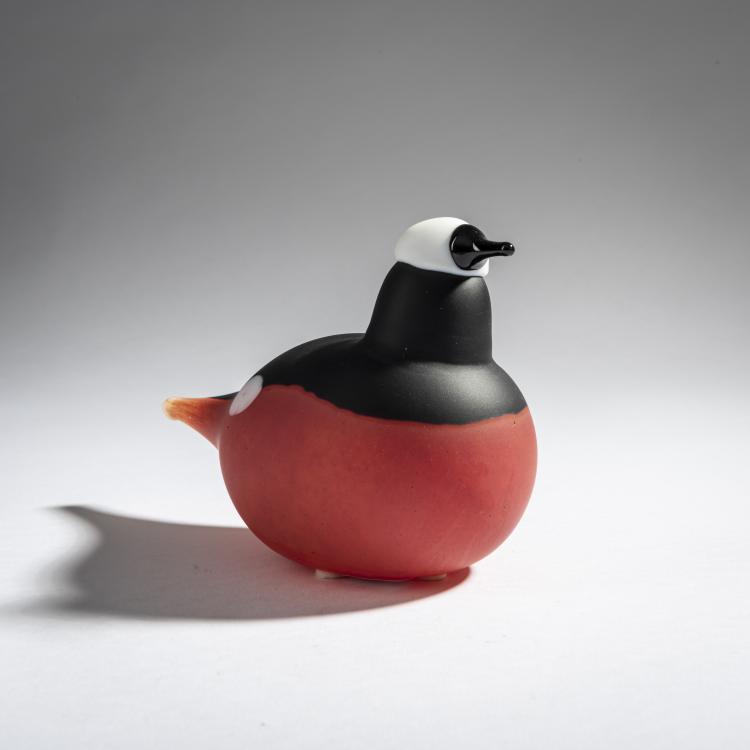 Bild 1 zu Objekt, Mountain redstart 'Vuorilepp&auml;lintu', 1994, Oiva Toikka, Iittala, Kalvola, 161D 884
