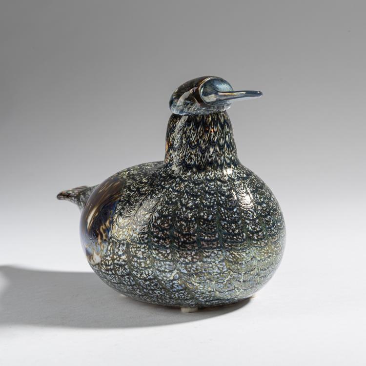 Bild 1 zu Objekt, Erpel 'Sorsauros', 1994, Oiva Toikka, Nuutaj&auml;rvi, Notsj&ouml;; Iittala, Kalvola, 161D 885
