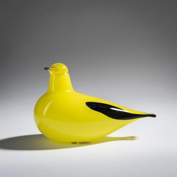 Hauptbild zu Objekt, Golden oriole 'Kuhankeitt&auml;j&auml;', 1994-96, Oiva Toikka, Nuutaj&auml;rvi, Notsj&ouml;; Iittala, Kalvola, 161D 895