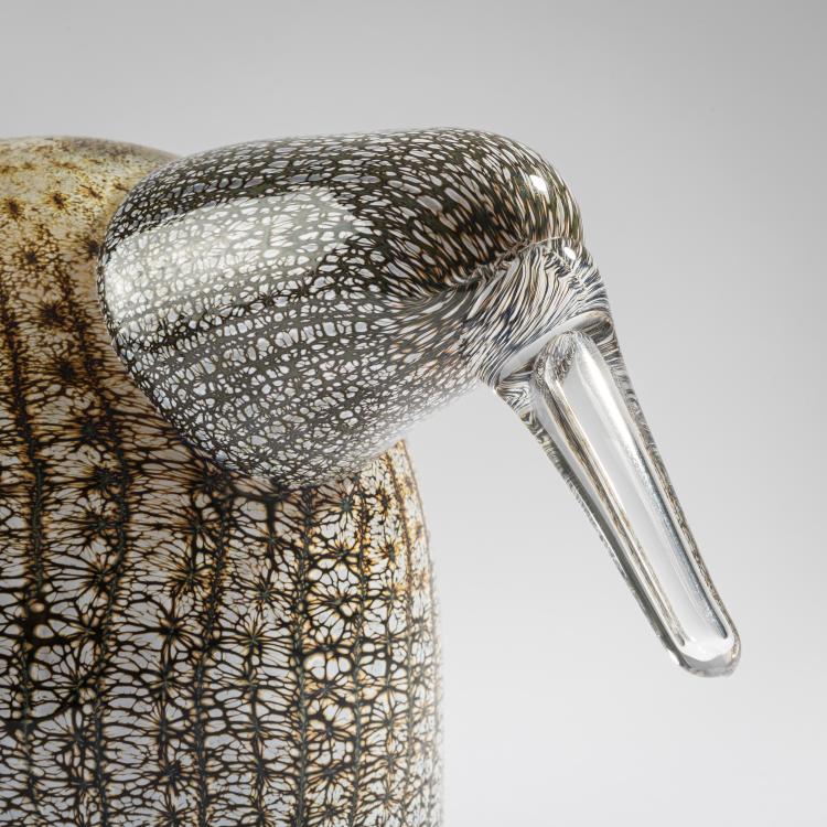 Bild 1 zu Objekt, St&ouml;rchin 'Haikaraemo', 1994-96, Oiva Toikka, Nuutaj&auml;rvi, Notsj&ouml;; Iittala, Kalvola, 161D 897