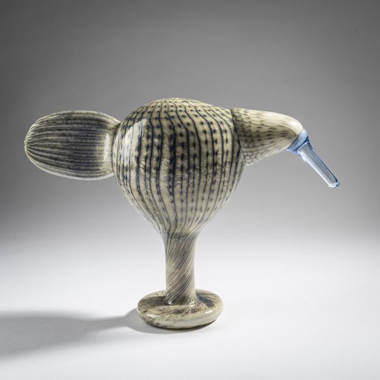 Hauptbild zu Objekt, Male stork 'Ukkohaikara', 1994-96, Oiva Toikka, Nuutaj&auml;rvi, Notsj&ouml;; Iittala, Kalvola, 161D 898