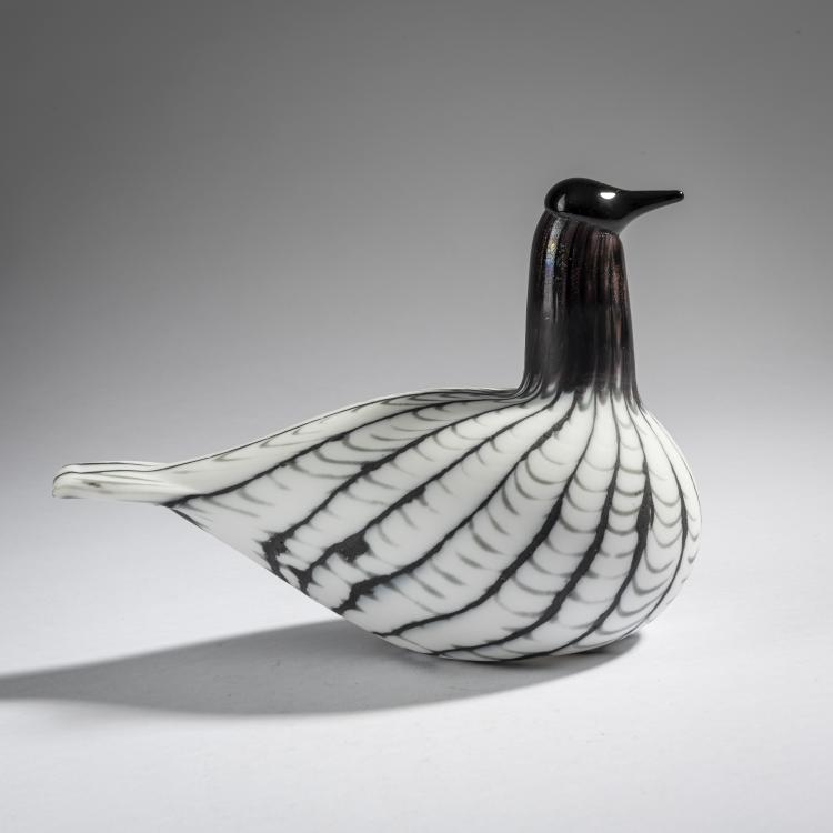 Hauptbild zu Objekt, Diver 'Mustap&auml;&auml;uikku', 1996-98, Oiva Toikka, Nuutaj&auml;rvi, Notsj&ouml;; Iittala, Kalvola, 161D 922