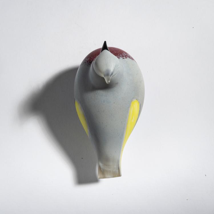 Bild 2 zu Objekt, Nothern Waxwing 'Tilhu', 1996, Oiva Toikka, Nuutaj&auml;rvi, Notsj&ouml;; Iittala, Kalvola, 161D 913