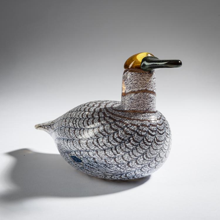 Bild 1 zu Objekt, Spie&szlig;ente 'Jouhisorsa', 1996-98, Oiva Toikka, Nuutaj&auml;rvi, Notsj&ouml;; Iittala, Kalvola, 161D 933