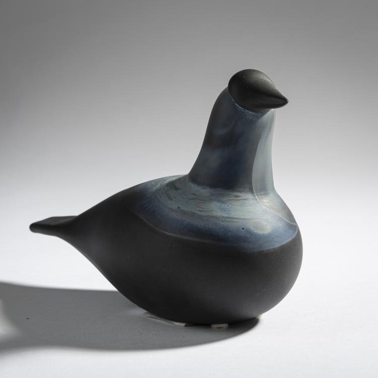 Bild 3 zu Objekt, Jackdaw 'Naakka', 1996-98, Oiva Toikka, Nuutaj&auml;rvi, Notsj&ouml;; Iittala, Kalvola, 161D 924