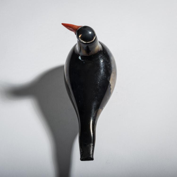 Bild 3 zu Objekt, Amsel 'Mustarastas', 1996-98, Oiva Toikka, Nuutaj&auml;rvi, Notsj&ouml;; Iittala, Kalvola, 161D 925